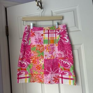 Lilly Pulitzer patchwork skirt